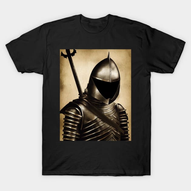 Medieval Armored Sol T-Shirt by ComicsFactory